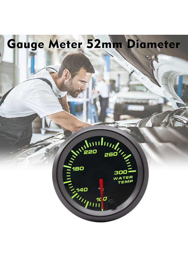 Generic - Gauge Meter Kit  52mm Diameter Smoked Lens GlowShift Tinted 7 Color LED Water Coolant   Temperature Temp Gauge Meter - °F - Image 1