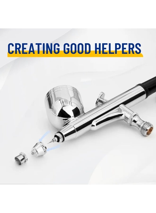 فينجدا إيربرش 0.3 مم، تغذية علوية، دوال أكشن قابل للتعديل، طقم مسدس رش ألوان. - Image 5