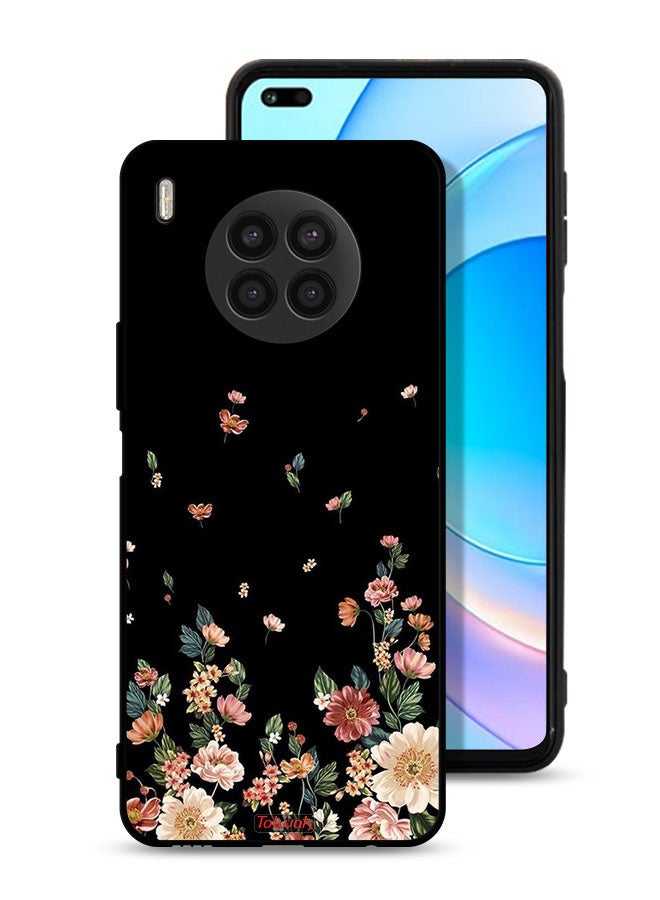 Tolwak Honor 50 Lite Protective Case Cover Small Flowers In Bottom - Image 1