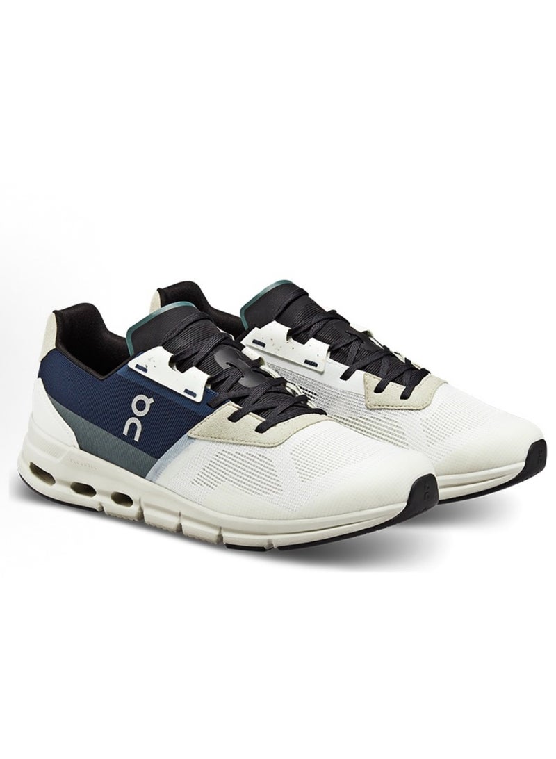 ON cloud rift casual sports shoes white white/black/navy blue  - Image 3