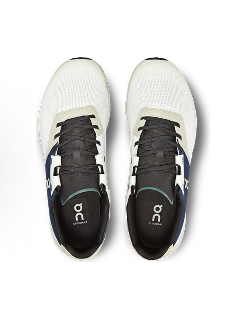 ON cloud rift casual sports shoes white white/black/navy blue  - Image 4
