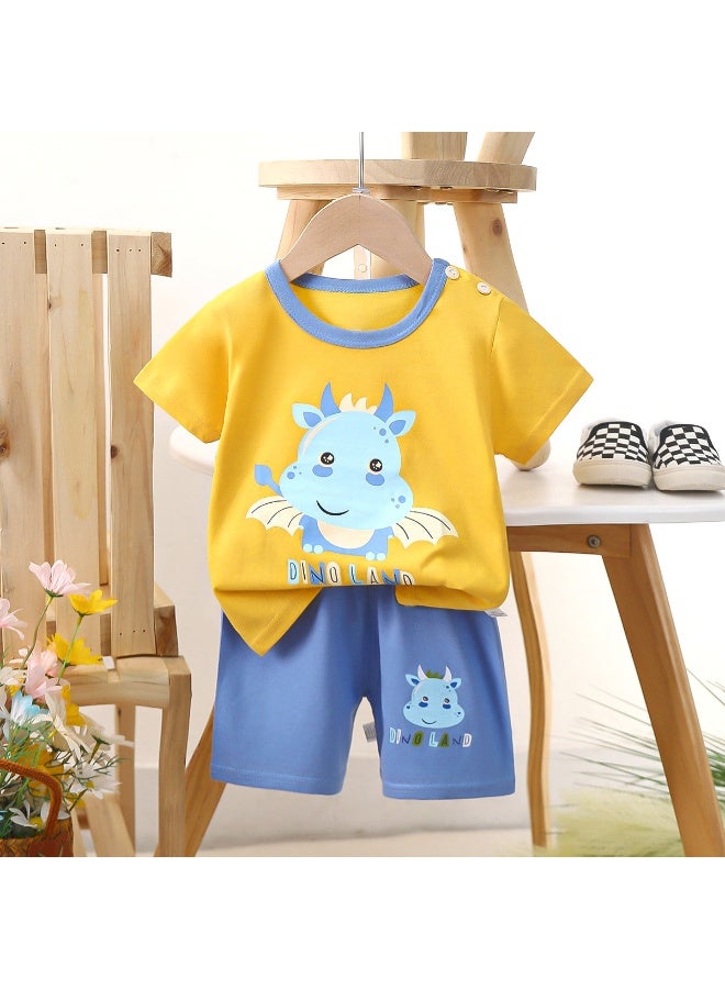 Kids' Short Sleeve Pure Cotton Summer Set