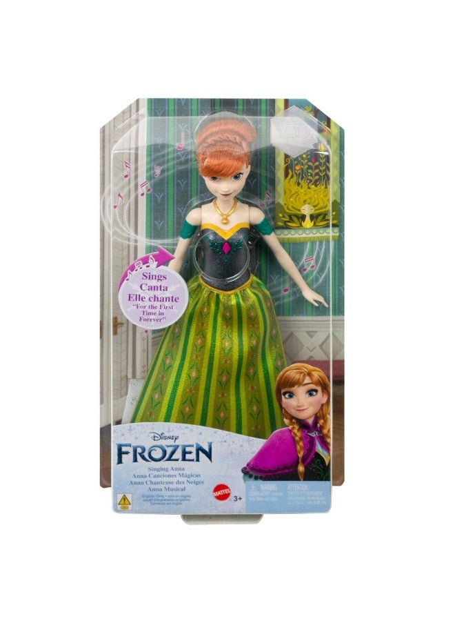 Disney دمية آنا المغنية من ديزني فروزن (30 سم) - Image 1