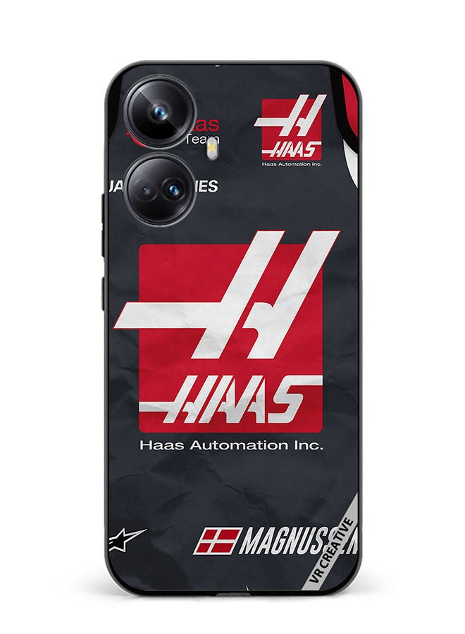 VR CREATIVE Protective Case Cover For Realme 10 Pro Plus Haas Logo Formula 1 Design Multicolour - Image 1