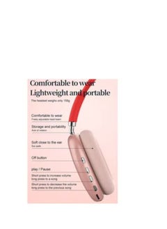 Generic Headphone Wireless I12 With Hidden Mic Red  - Image 5