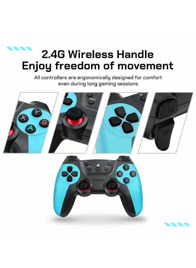 Retro Game Stick with 128GB 50000+ Games, 40+ Simulators, Wireless Control ,TV Handheld Video Game Console,Gift for kids - Image 4
