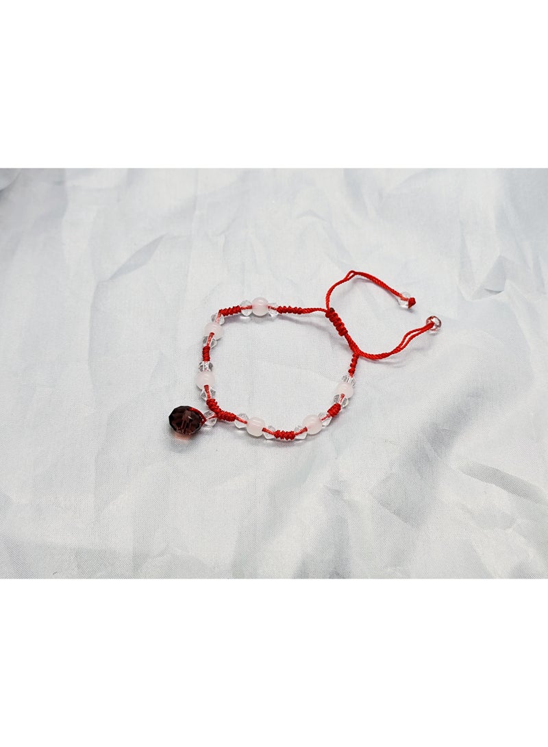 GELESE Children's Hand-woven Red Rope Bracelet Anklet Bracelet - Image 2