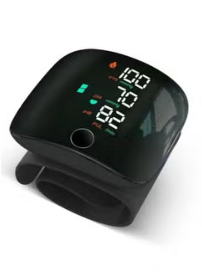 شيزي جهاز قياس ضغط الدم الرقمي للمعصم مع سوار قابل للتعديل ووظيفة صوتية وشاشة كبيرة وذاكرة 2 × 99 قراءة وكاشف ضغط الدم التلقائي مع حقيبة حمل - Image 1