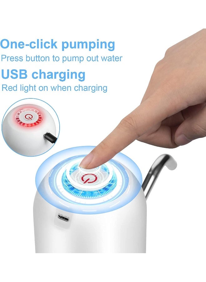 iGreely Electric Drinking Water Pump - iGreely USB Charging Automatic Portable Water Dispenser Water Bottle Switch for Universal 2-5 Gallon Bottle - Image 5
