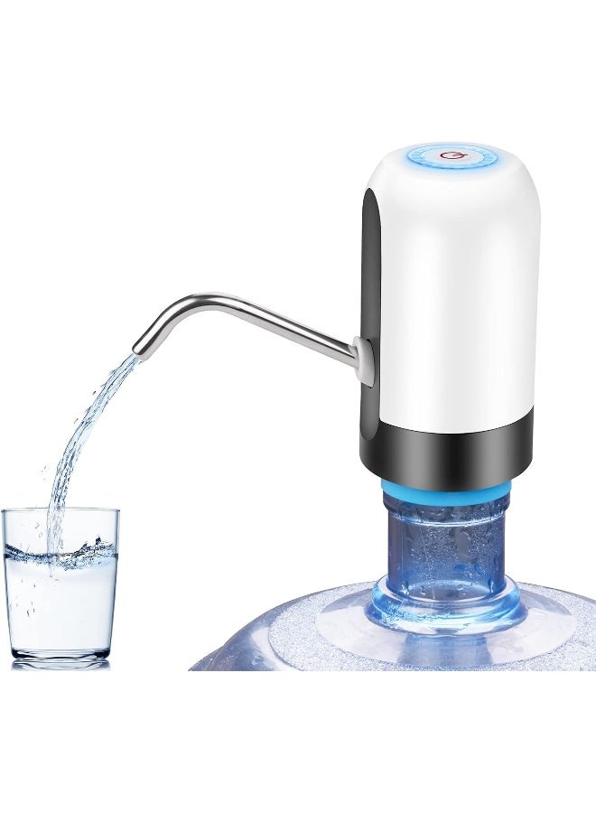 iGreely Electric Drinking Water Pump - iGreely USB Charging Automatic Portable Water Dispenser Water Bottle Switch for Universal 2-5 Gallon Bottle - Image 1