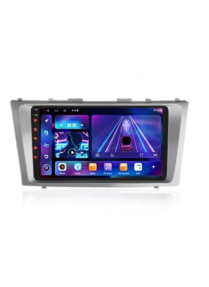 Toyota Camry 2006-2011 Screen This modern, high-tech screen adds comfort and distinction to your driving experience. It allows you to view your trip information clearly and in high definition, and provides an easy way to communicate with the world around you. This screen features superior performance and innovative technology, making it an ideal choice for those looking to enhance their driving experience.