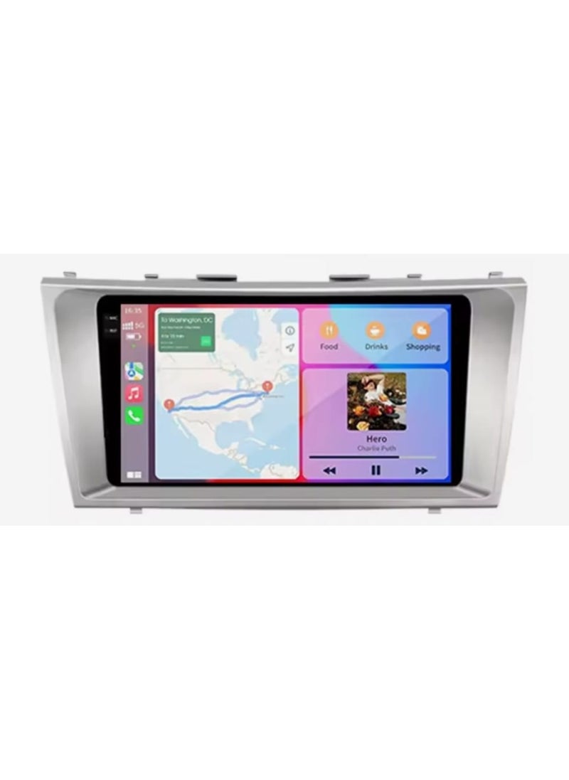 Toyota Camry 2006-2011 Screen This modern, high-tech screen adds comfort and distinction to your driving experience. It allows you to view your trip information clearly and in high definition, and provides an easy way to communicate with the world around you. This screen features superior performance and innovative technology, making it an ideal choice for those looking to enhance their driving experience.