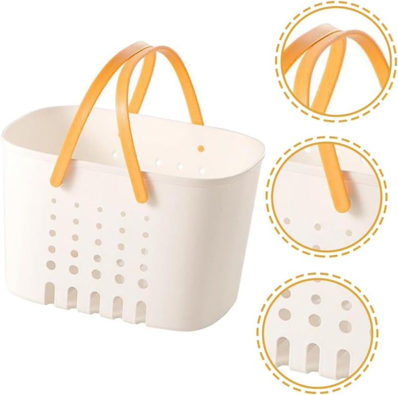 Simple upgraded construction Holibanna Portable Shower Basket Plastic Bathroom Storage Handle for Bathroom Decor Low maintenance Gulf climate fit All-scene compatible build Multi-category warehouse equip Sand resistant User feedback upgraded quality Trendy budget practical design Periodic restock local Multi-demand satisfied design Multi item matching All choice modern design Space saving design picks General standard compliant quality Continuous warehouse supply Authorized haulage delivery Riyadh Jeddah Dammam ship Affordable fast purchase options Universal design Varied dimensions Anti topple design Fixed delivery schedule All condition fit Easy clean surface Cost effective fine quality - Image 2