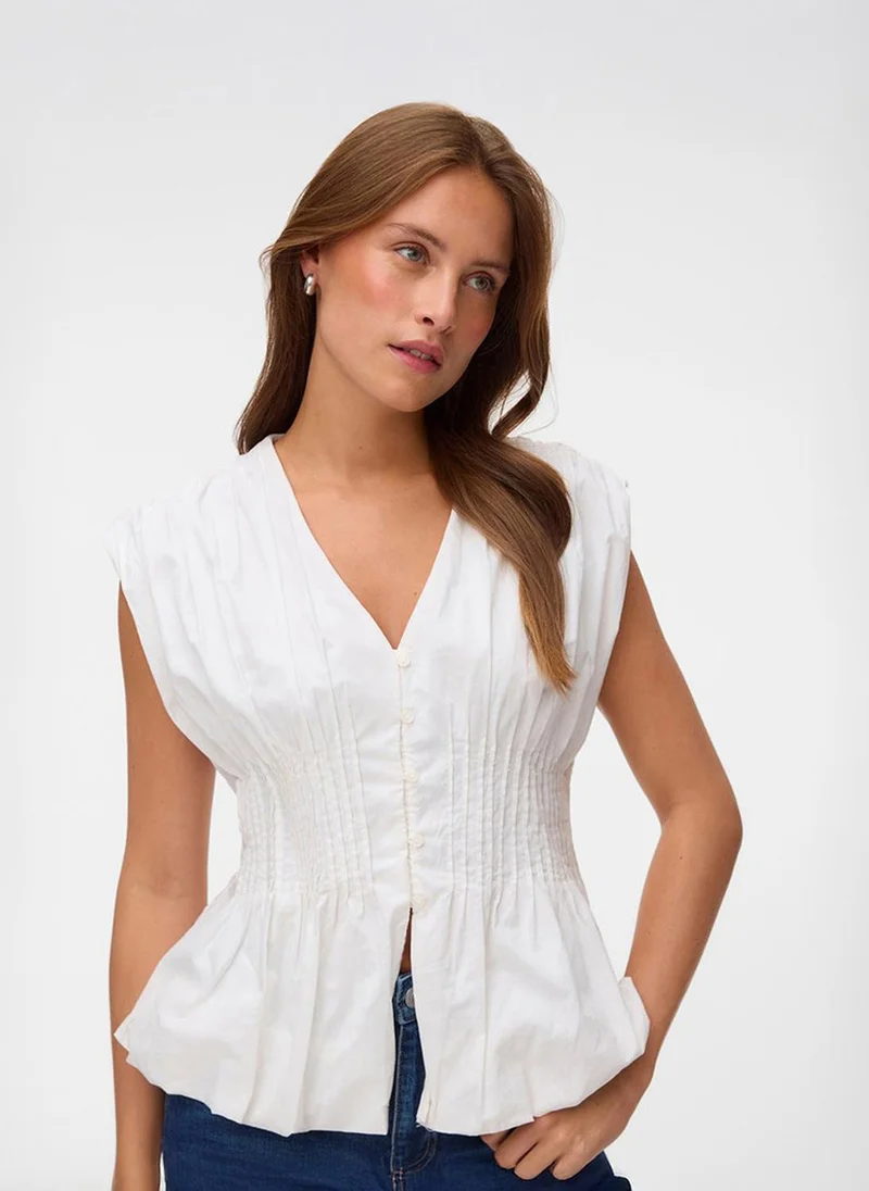 فيرو مودا Women's VMELENA Sleeveless Top Woven