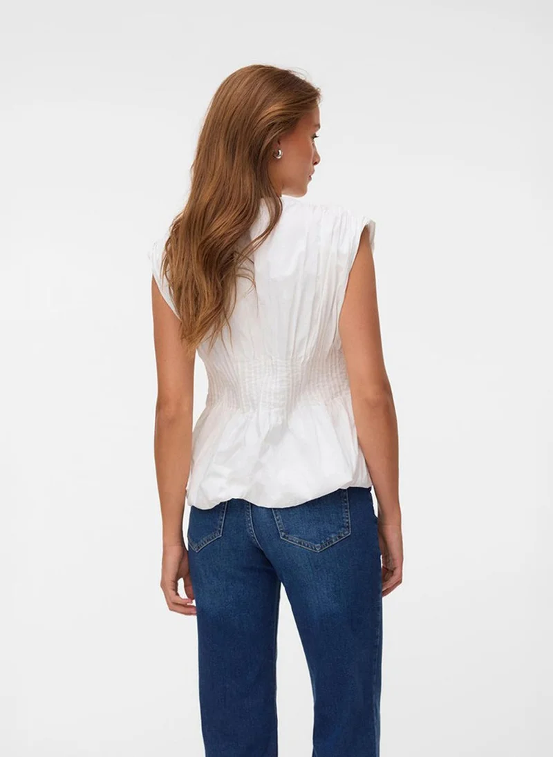 فيرو مودا Women's VMELENA Sleeveless Top Woven