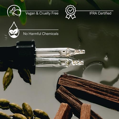 AromaTech Santal Escape Aroma Essential Oil Blend: Luxury Hotel Inspired Aromatherapy with Ocean Air, Sandalwood, Iris for Ultrasonic Diffusers & Nebulizers - 0.3 fl oz, 10 mL - Image 5