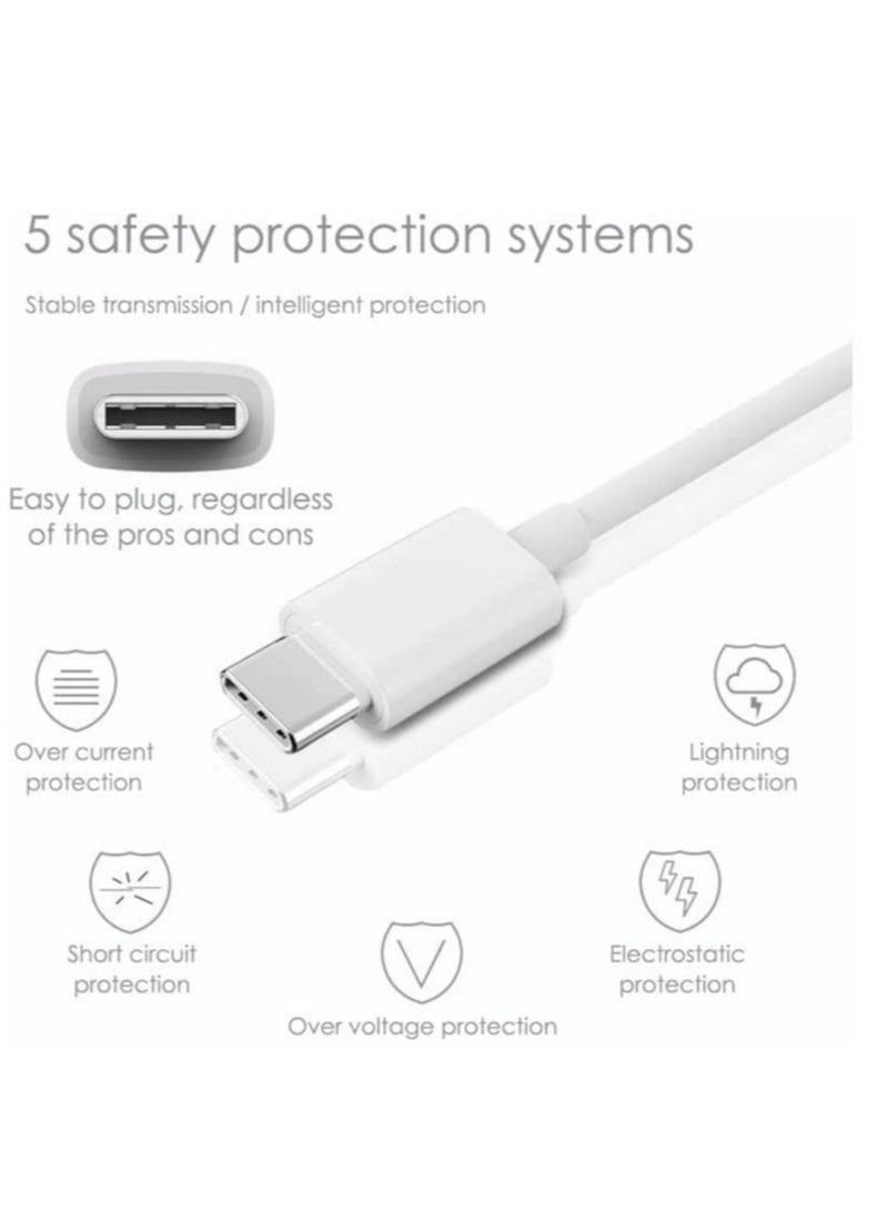 ELTRAZONE USB C Cable 5A Fast Charging Cable USB Type C Charger (2 Pack) Compatible for Huawei P20 Lite Mate 20 Pro P20 Samsung S10 Plus S9 S8 Note 9 - Image 4