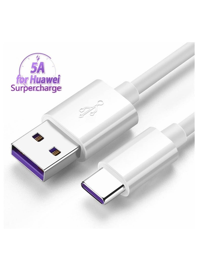 ELTRAZONE USB C Cable 5A Fast Charging Cable USB Type C Charger (2 Pack) Compatible for Huawei P20 Lite Mate 20 Pro P20 Samsung S10 Plus S9 S8 Note 9 - Image 2