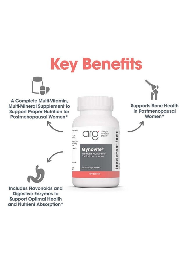 Optimox Gynovite Plus - Menopause Supplements for Women, Menopause Relief, Multivitamins for Women, Magnesium Supplement, Women's Support - 180 Count - Image 4