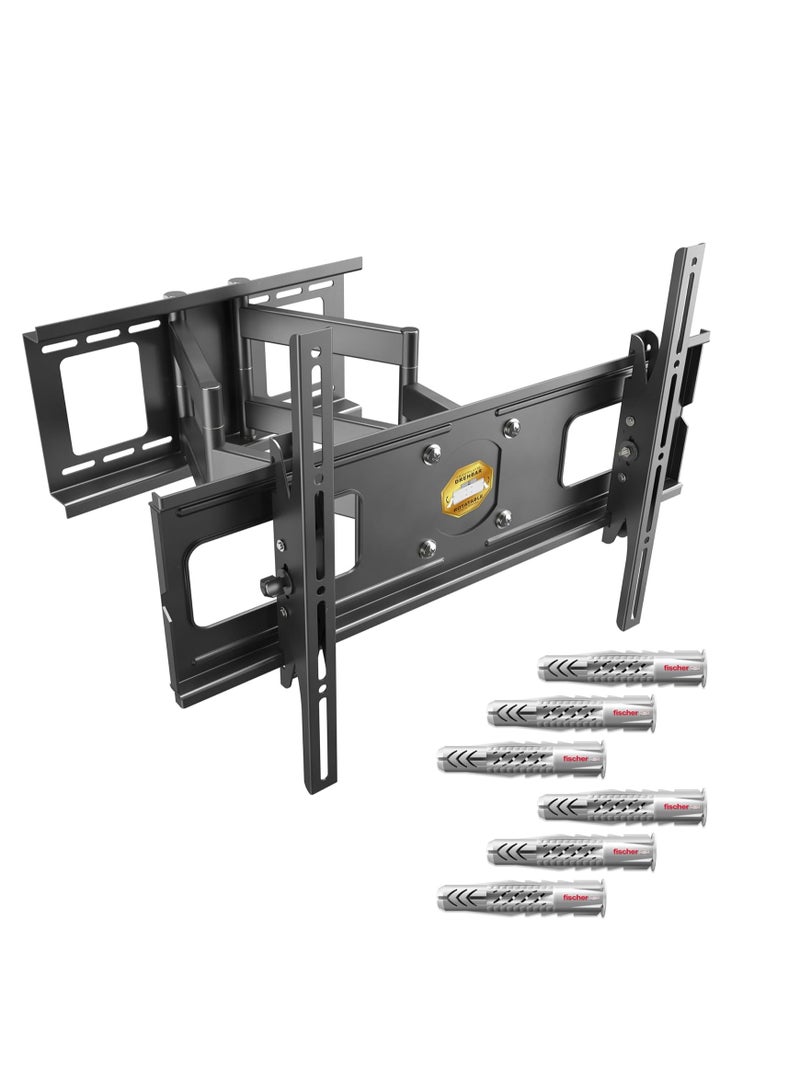 حامل تلفزيون يثبت على الحائط قابل للامالة مقاس 40-75 بوصة من ريكو، حامل تلفزيون عالمي R06-F يثبت على الحائط للتلفزيون بمقاس 65 بوصة وبوزن حتى 95 كجم بحد اقصى فيسا 600 × 400 ملم - Image 1