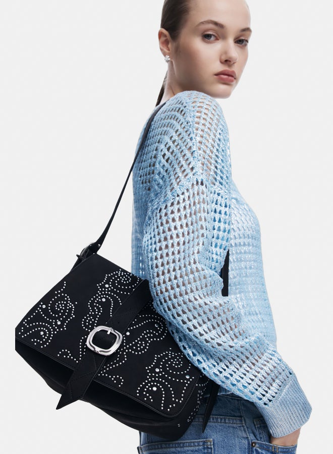 DESIGUAL Small crossbody faux leather studded bag - Image 2