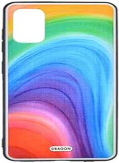 Dragon Plastic Creative Back Phone Protection Case Colorful Design With Silicone Safety Edges And 3D Back Print For Samsung Galaxy A41 - Multi Color