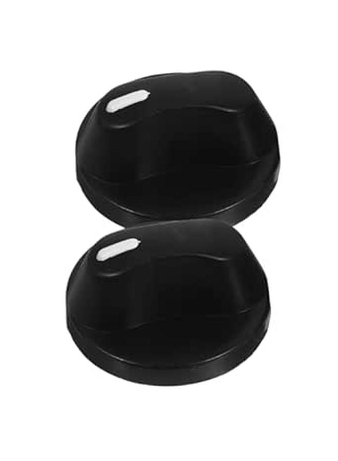 Universal Gas Stove Knobs 2 Pack Easy Install Durable Plastic Replacement Oven Knobs - Image 1