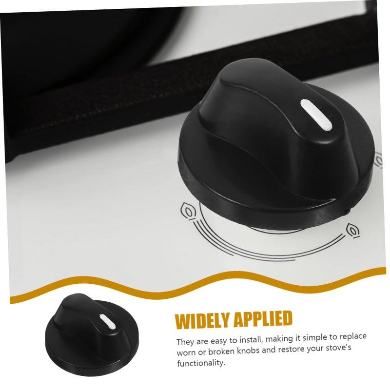 Universal Gas Stove Knobs 2 Pack Easy Install Durable Plastic Replacement Oven Knobs - Image 4