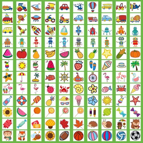 Partywind 408 PCS Kids Tattoos for Party Supplies, Individually Wrapped Sheet Temporary Tattoos Stickers for Kids Goodie Bag Stuffers, Fun Birthday Party Favors - Mixed - Image 5