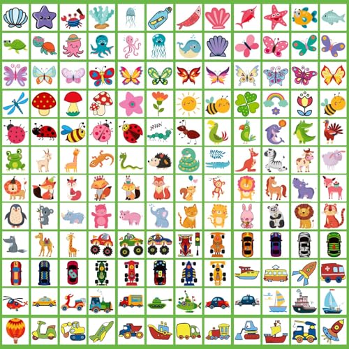 Partywind 408 PCS Kids Tattoos for Party Supplies, Individually Wrapped Sheet Temporary Tattoos Stickers for Kids Goodie Bag Stuffers, Fun Birthday Party Favors - Mixed - Image 4