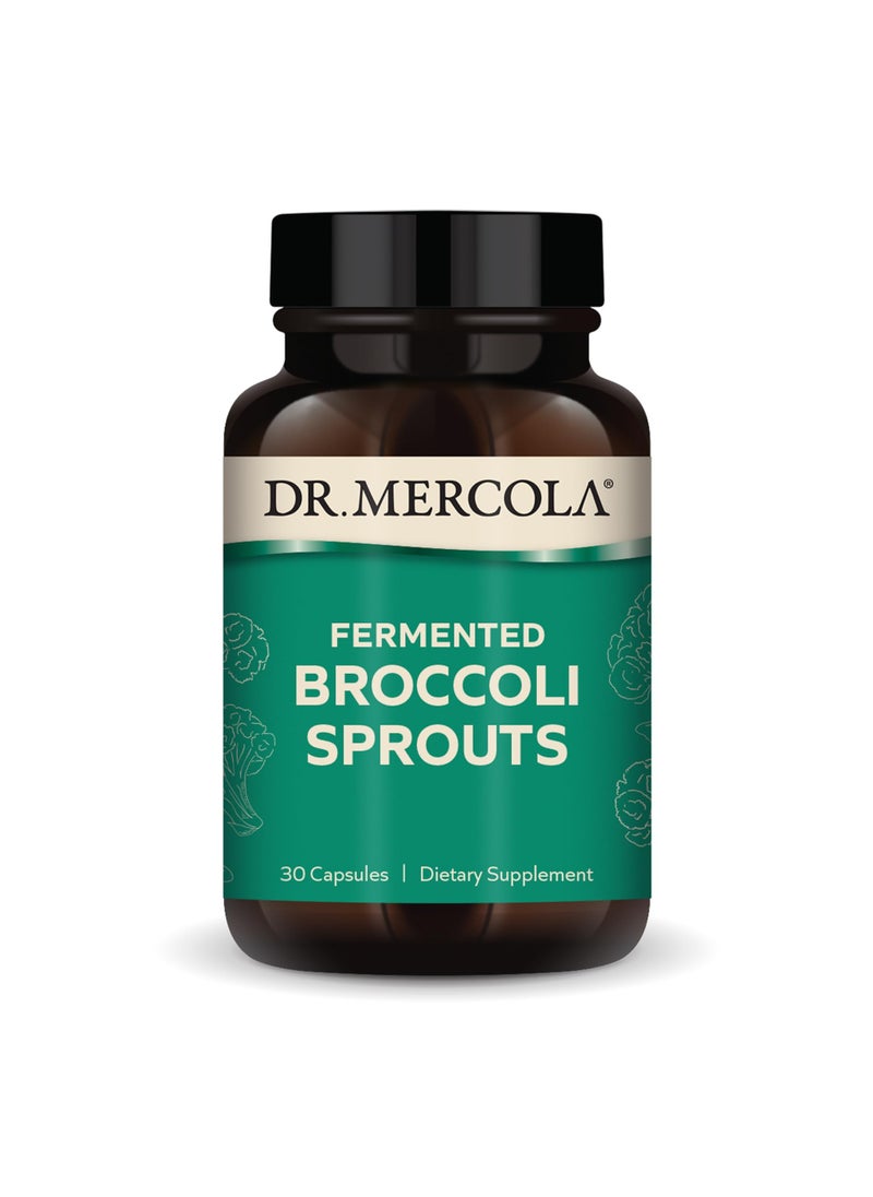 Dr. Mercola Fermented Broccoli Sprouts,30 Capsules, Dietary Supplement  - Image 1