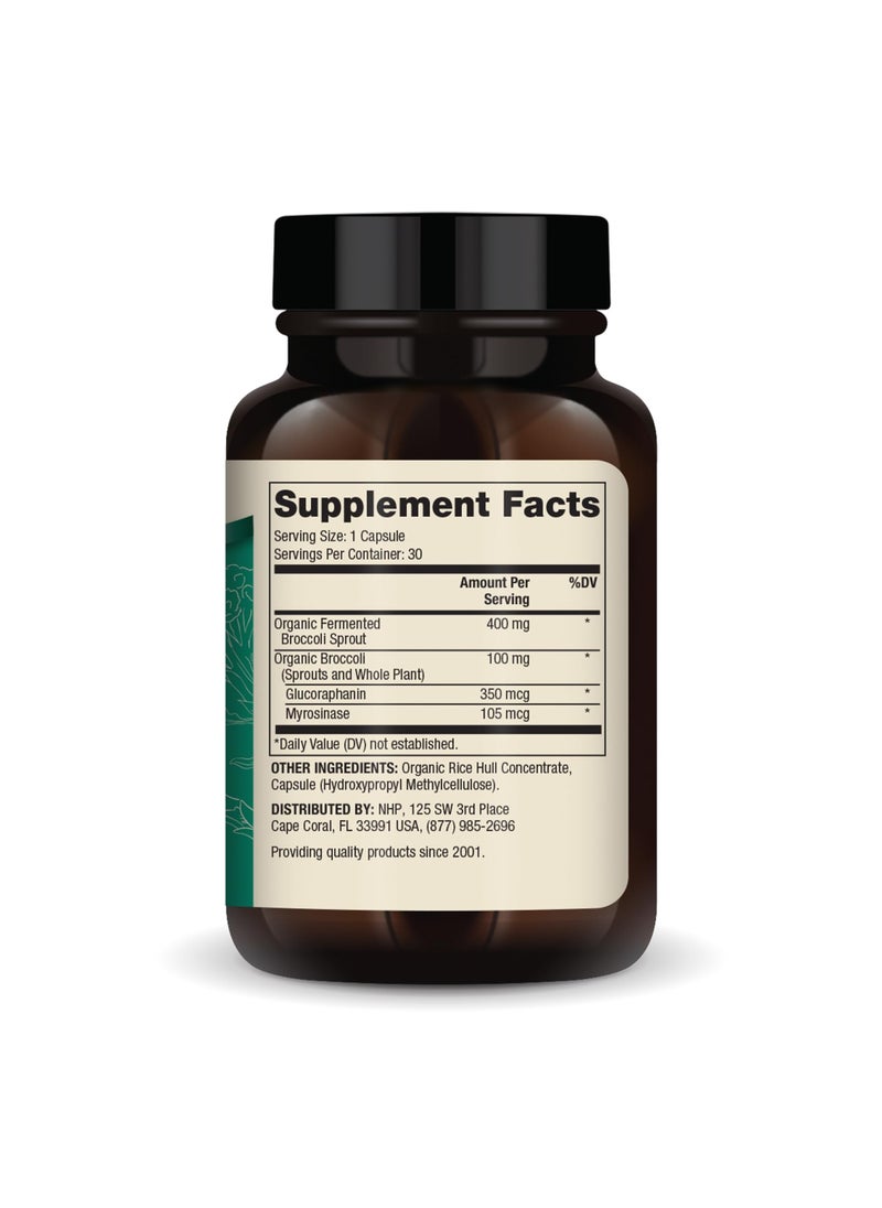 Dr. Mercola Fermented Broccoli Sprouts,30 Capsules, Dietary Supplement  - Image 3