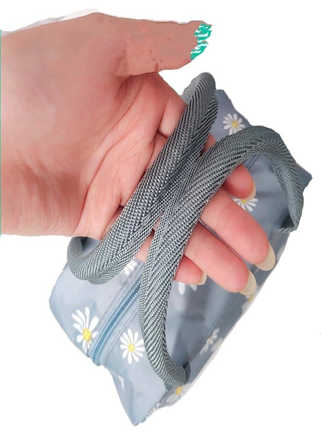 STARFLYER Insulated Lunch Bag Women Girls, Reusable Cute Tote Lunch Box for Adult & Men, Leakproof Cooler Lunch Bags for Work Office Travel School Picnic. (Grey Flower) - Image 3
