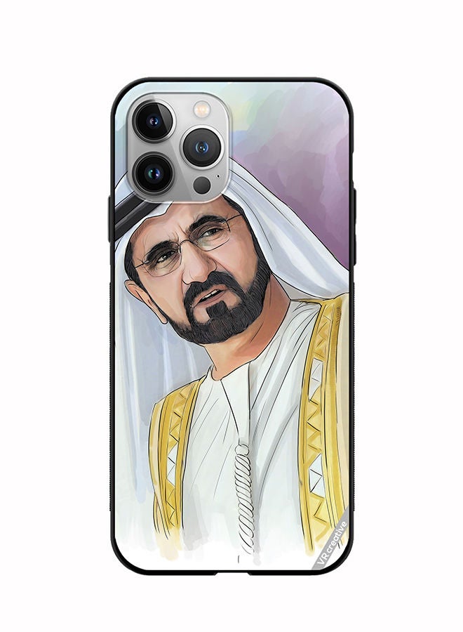 VR CREATIVE Protective Case Cover For Apple iPhone 11 Pro Max Sheikh Mohammed Bin Rashid Al Maktoum Design Multicolour - Image 1