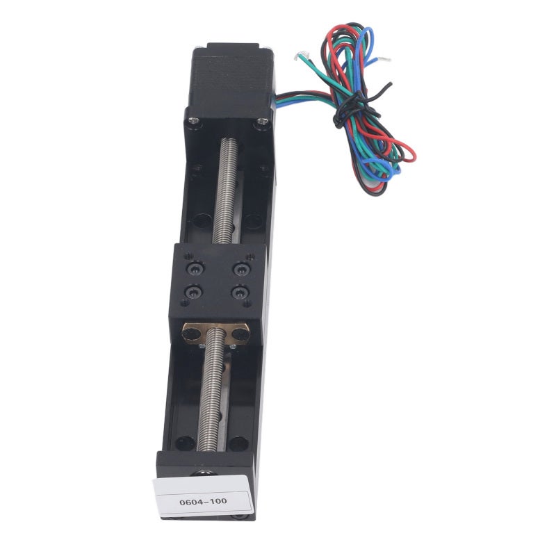 Linear Stage Actuator 100mm Stroke Metal Structure High Precision Linear Actuator - Single Rail Design Accurate Positioning Actuator for CNC Milling Equipment, Optical Laboratory, Fine Tuning Displace - Image 2