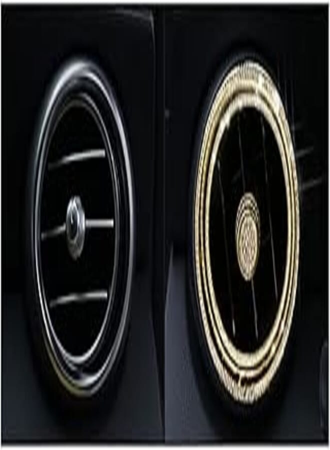 Interior and Outer Tire Decoration Accessory Compatible with Mercedes E Class 2016 to 2019 - 6 Pieces (Gold)