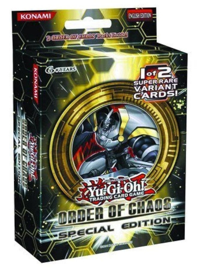 Yu-Gi-Oh! يوغي يو: ترتيب الفوضى - إصدار خاص SE - 3 حزم تعزيز و بطاقة ترويجية عشوائية واحدة - Image 1