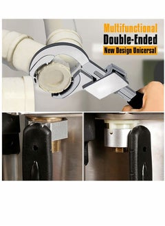 Y&D Universal Adjustable Double ended Wrench Multifunctional for Disassembly Assembly of Sanitary Ware Pipe Puts Crescent Sets Water Repair Home Accessories  - Image 3