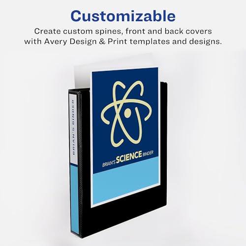 Avery Heavy-Duty View 3 Ring Binder, Extra Wide, 1.5" EZD Rings, 1 White Binder (01319) - Image 3
