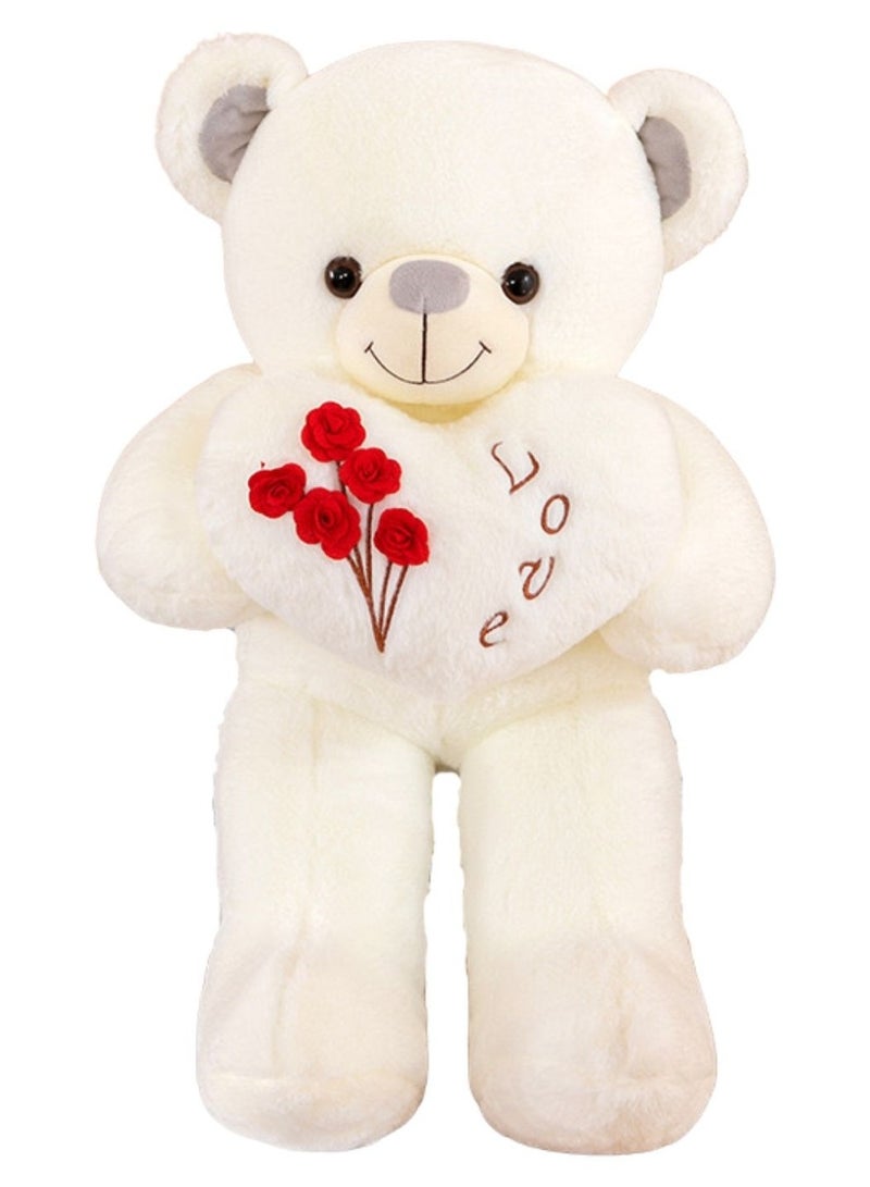 المنزل الذكي لعبة هوم سمارت على شكل قلب كبير تيدي بير من القطيفة بألوان متنوعة للزوجين في ذكرى الزفاف وهدية عيد الميلاد - Image 1