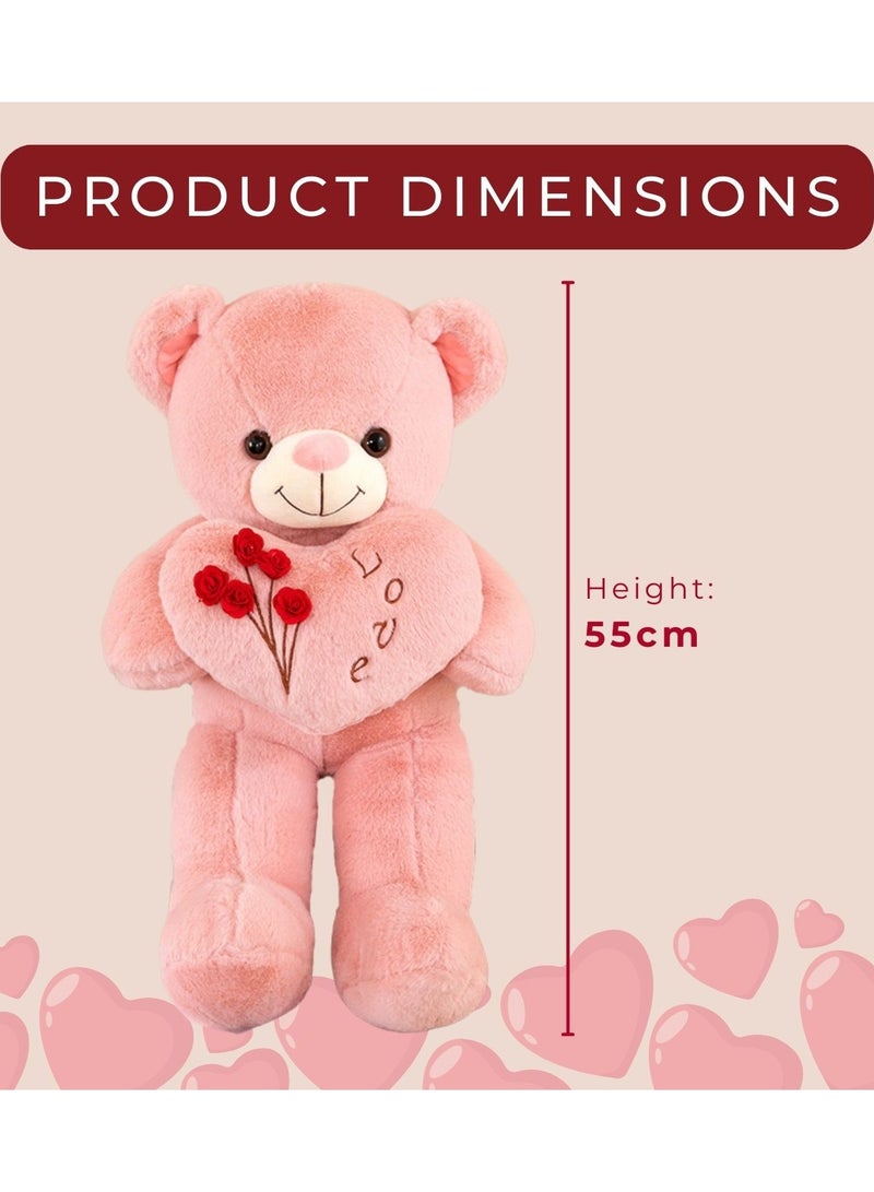 المنزل الذكي لعبة هوم سمارت على شكل قلب كبير تيدي بير من القطيفة بألوان متنوعة للزوجين في ذكرى الزفاف وهدية عيد الميلاد - Image 2