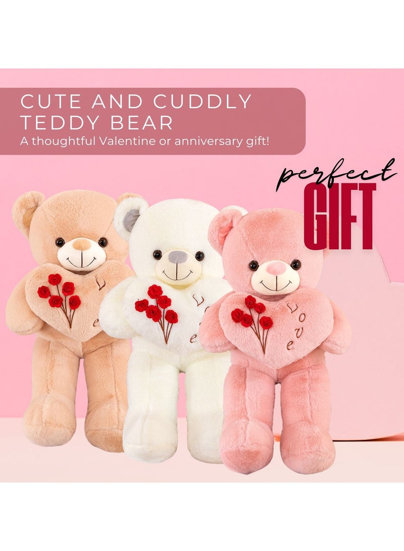 المنزل الذكي لعبة هوم سمارت على شكل قلب كبير تيدي بير من القطيفة بألوان متنوعة للزوجين في ذكرى الزفاف وهدية عيد الميلاد - Image 4