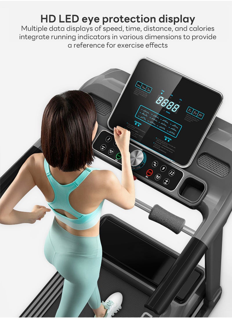 ETG - 1-12 Km/h Multifunctional Continuously Variable Speed Treadmill with Electric Massage Machine, Sit-Ups, LED Display, Foldable Treadmill - Image 1