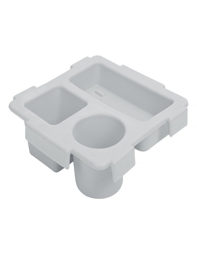 DJBNT Top Cup Holder Tray Accessory for Bogg Bag X-Large - EVA Foam Snack & Drink Tray Topper with Dividers, Compatible with Stanley Cups - Easy-Clean Portable Organizer (Gray) - Image 1