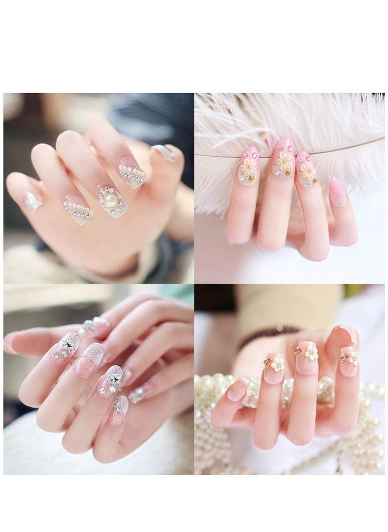 KASTWAVE - Rhinestone Picker Dotting Pen, Dual-Ended Wax Pencil Nail Art Gems Crystals Studs Pick Up Tool with 1 Extra Wax Tip - Image 1
