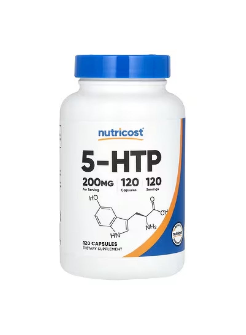 Nutricost 5-HTP, 200 mg, 120 Capsules