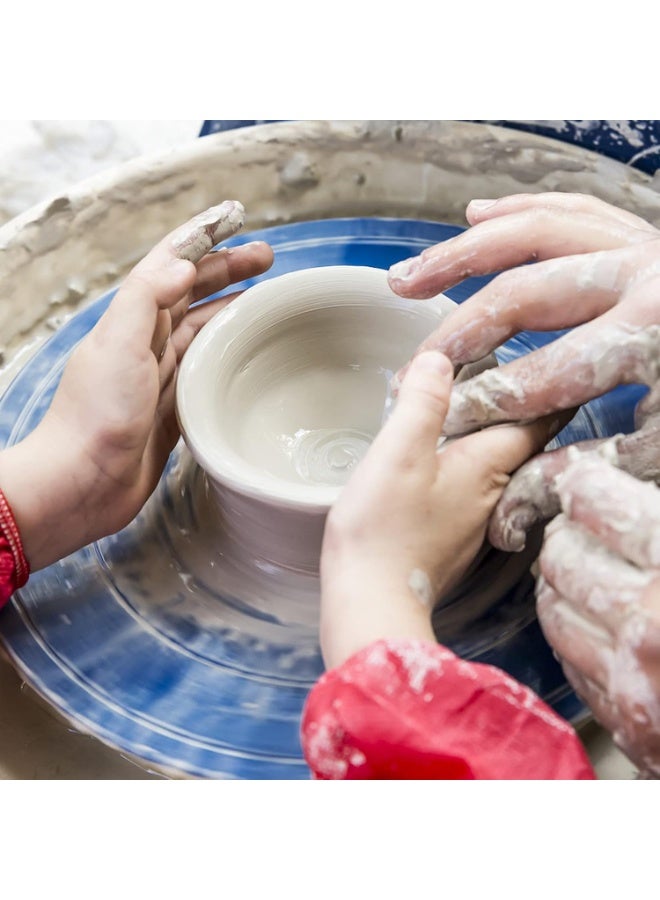FDTY 1.1 رطل (500 جرام) طين أبيض طبيعي خاص يجف بالهواء - طين فخاري غير سام ذاتي التصلب، طين نحت متعدد الأغراض للأطفال والكبار، النحت، دروس الفنون الخزفية، الحرف اليدوية (مناسب للأطفال من سن 3 سنوات فما فوق) - Image 5