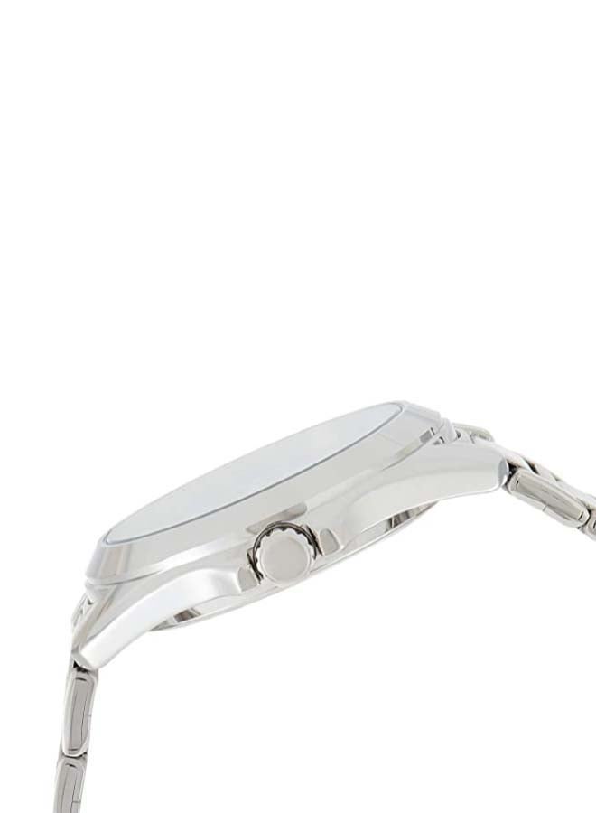 كاسيو ساعة يد بعقارب وسوار من الإستانلس ستيل طراز MTP-1370D-1A1VDF - 40 مم - فضي رجال - Image 3