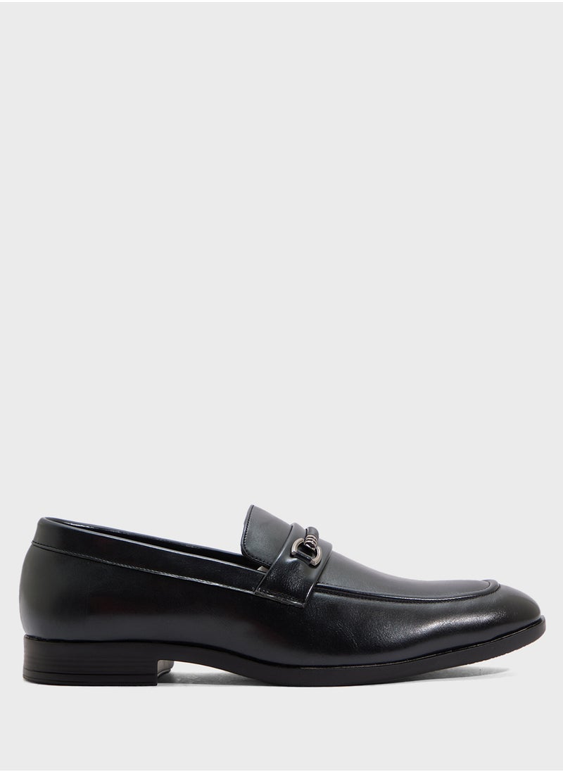 Robert Wood Trim Detail Formal Slip Ons  - Image 1