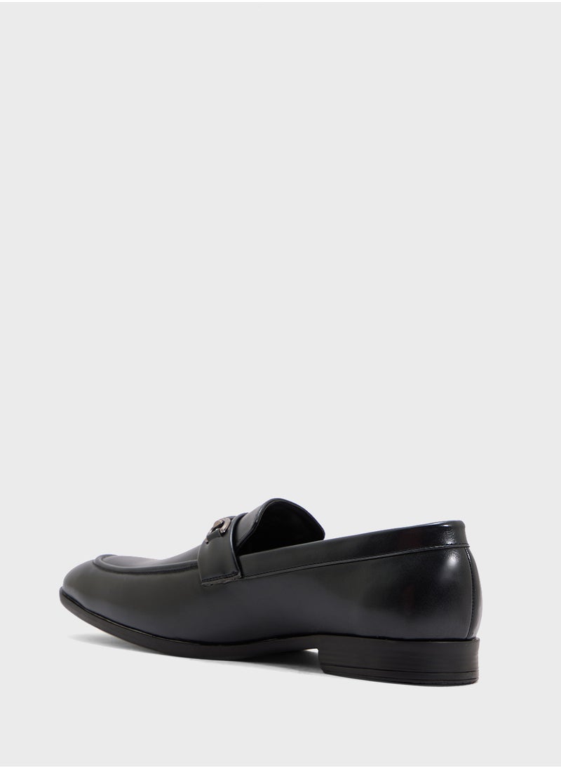 Robert Wood Trim Detail Formal Slip Ons  - Image 3